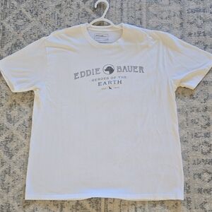 Eddie Bauer White Heroes of the Earth Tee
